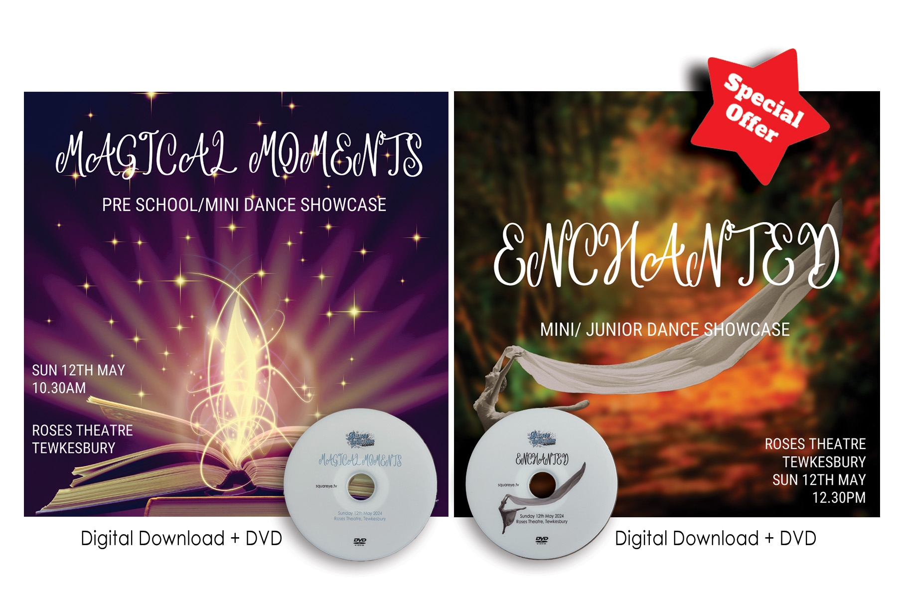 Dance in Motion Academy ‘Enchanted’ & ‘Magical Moments’ – DIGITAL DOWNLOAD + DVD SHOW OFFER